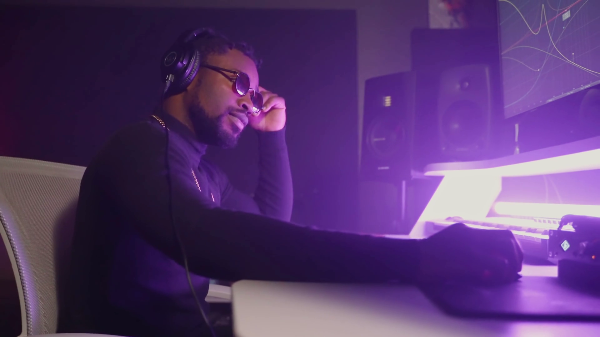 Executive Record Producer Sound Designer Is Stock Footage SBV347638245