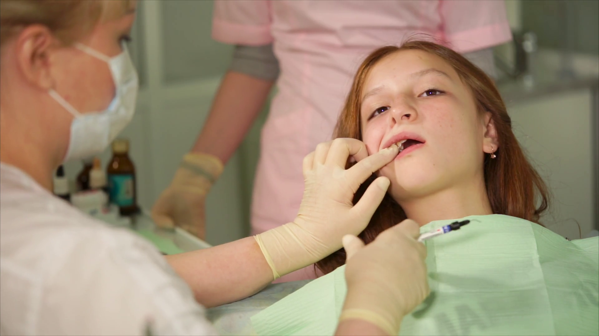 Finishing Of Dental Filling Dentist Using Stock Footage SBV316058250