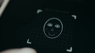 Face scanner, running facial recognition authentication system