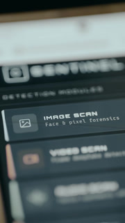 Image scan for deepfake detection using AI technology