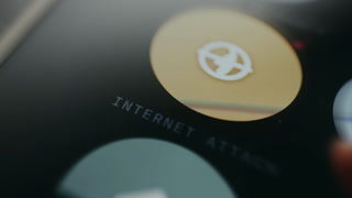 Digital icon representing Internet Attack