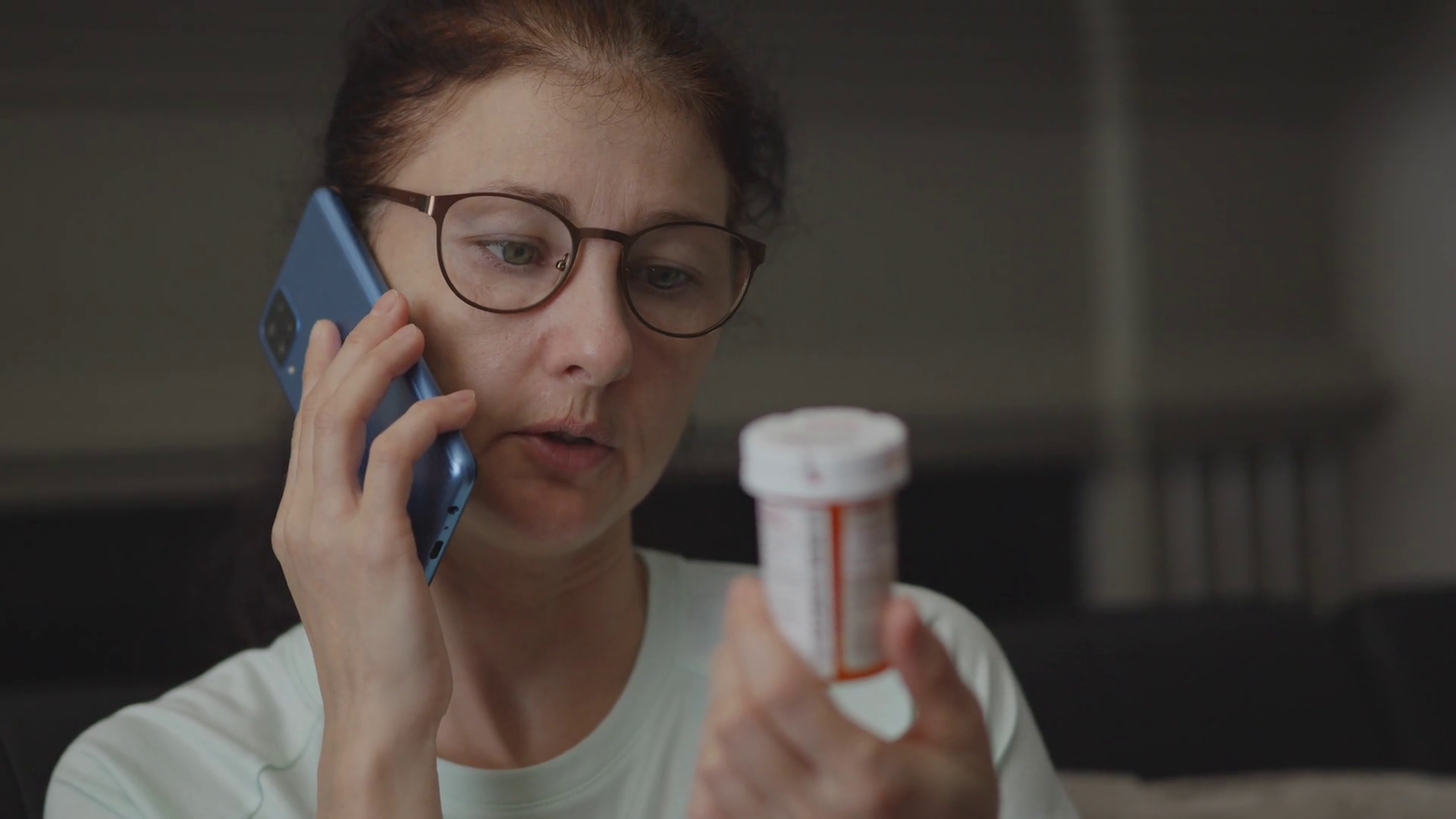 Woman Calling In Prescription To Pharmacy Stock Footage SBV-353170823 ...