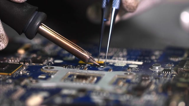 Soldering Detail Stock Footage: Royalty Free Video Clips Storyblocks