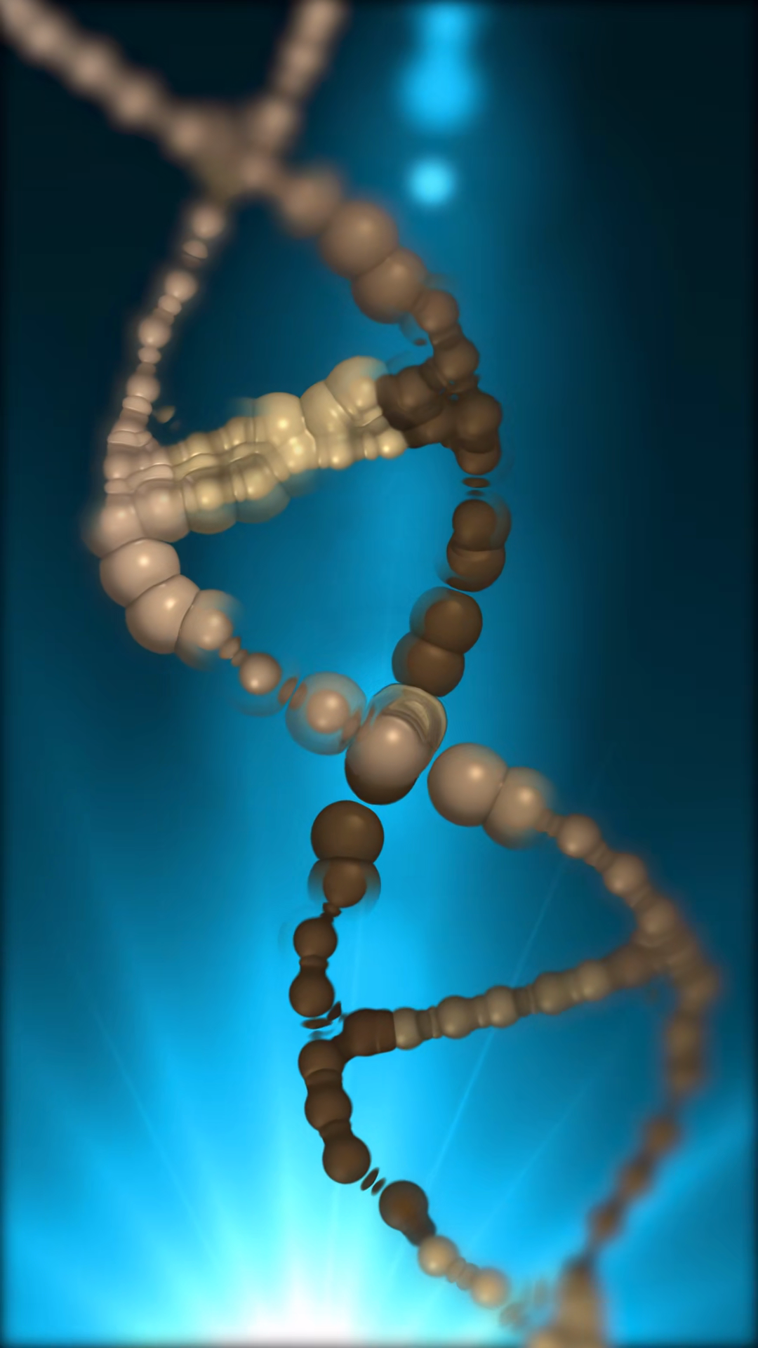 The Dna Chain Rotates In Helixthis Video Stock Footage SBV-353937194 ...