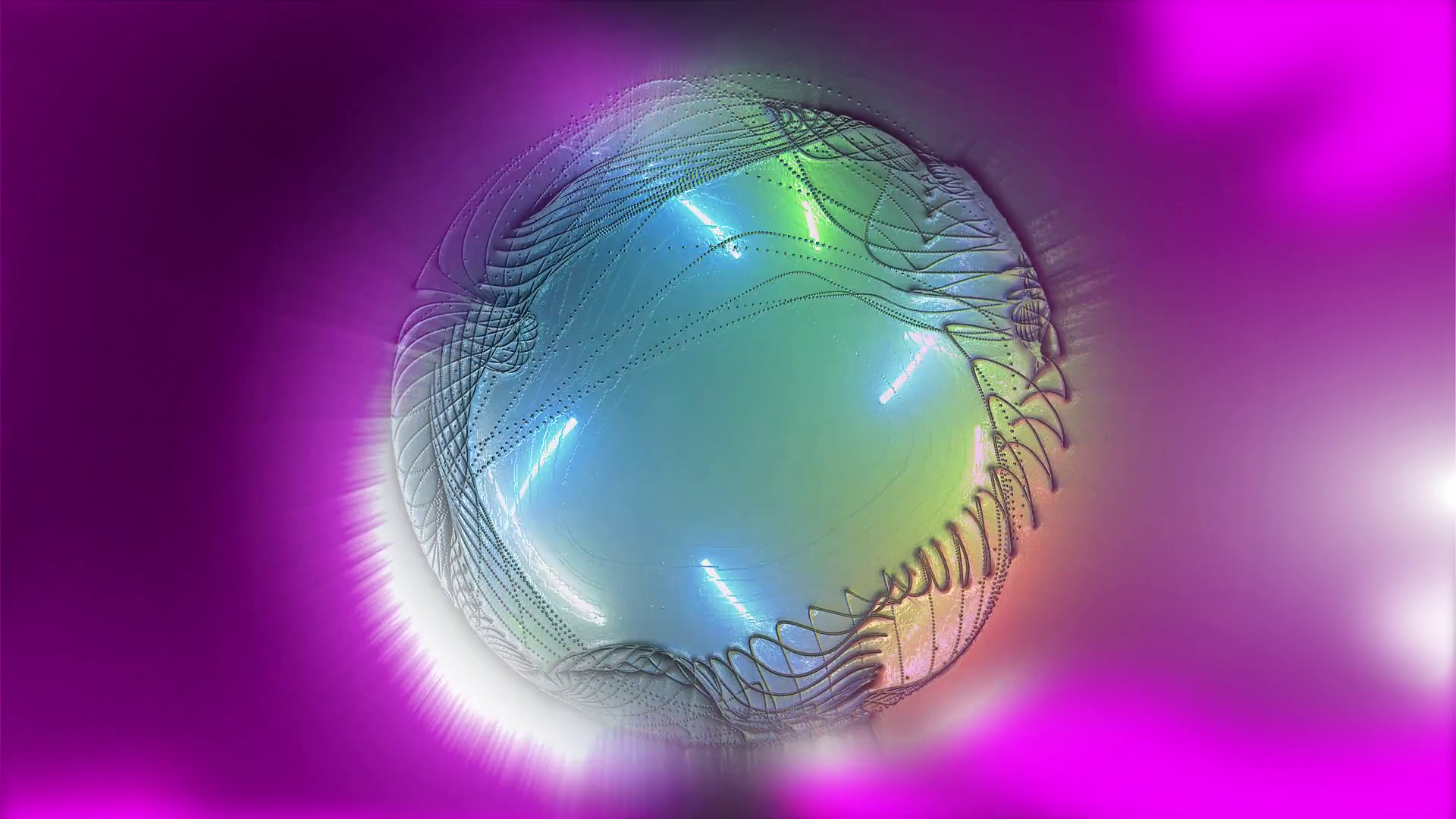Abstract Fantasy Neon Sphere With Stock Motion Graphics SBV-353544636 ...