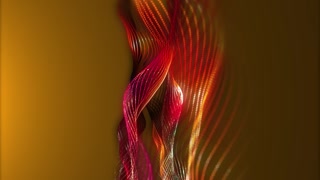 Abstract colorful digital waves formed by glowing particles flow across a dark background, creating a futuristic visualization of energy, sound, data, motion, technology, and dynamic connectivity.