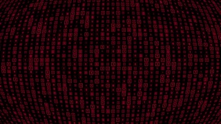 Abstract Futuristic Digital Code Number Technology Background