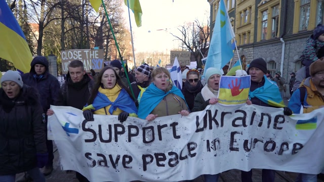 Ukraine Support Stock Footage: Royalty-Free Video Clips - Storyblocks