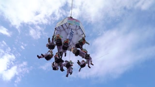 HELSINKI, FINLAND - APR 30, 2022: May Labor Day celebration (Vappu). University students put on a traditional cap on the statue of Havis Amanda fountain at the Trade square