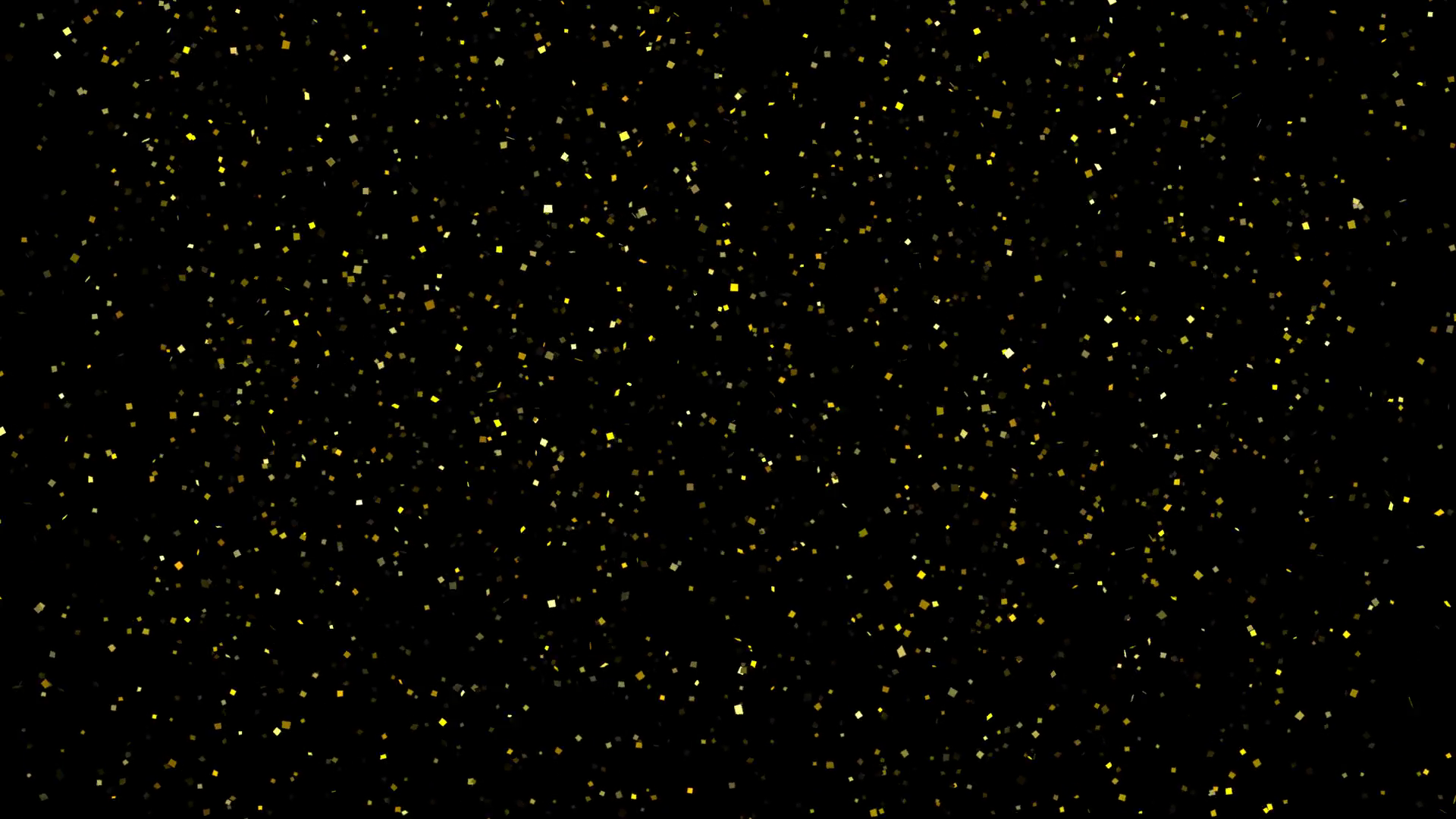 Gold Confetti Falling Animation On Alpha Stock Motion Graphics SBV