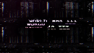 World War III Text Glitch Animation with Retro VHS Distortion  Dark Breaking News Style Loop Background
