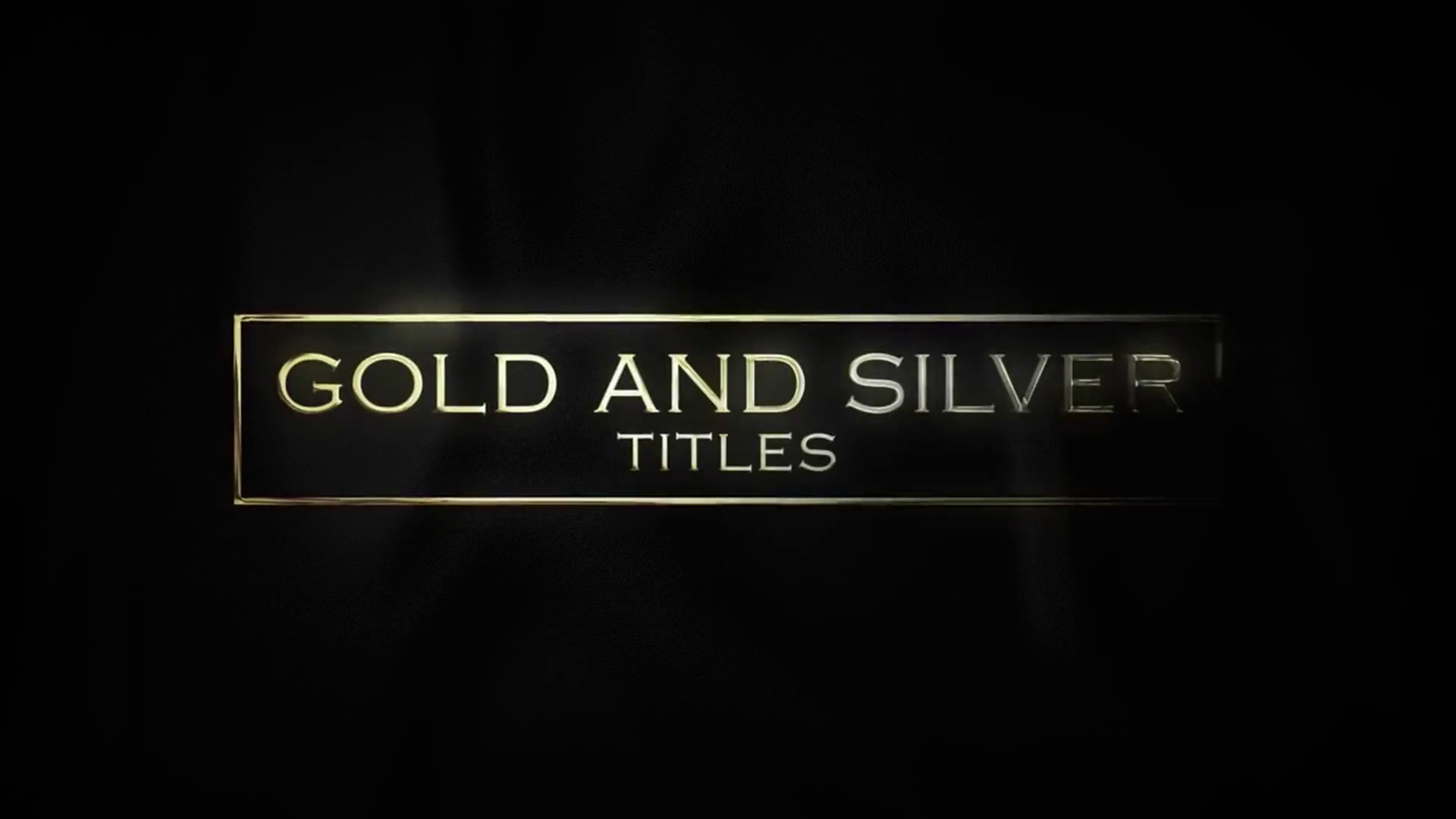 Luxury Titles Gold & Silver Template SBV338350286 Storyblocks