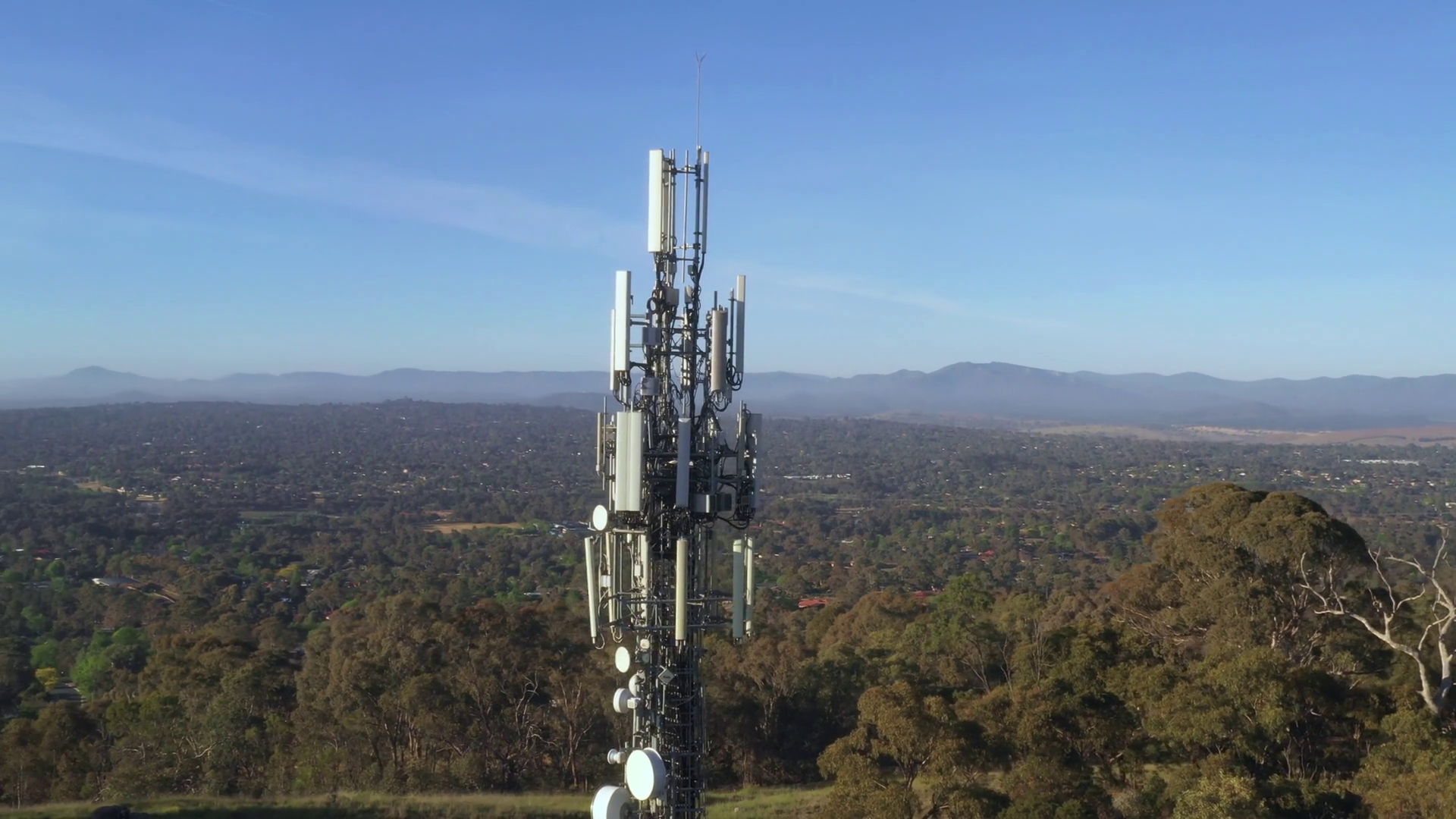 Aerial Drone Orbit View Of Mobile Stock Footage SBV-352312645 - Storyblocks