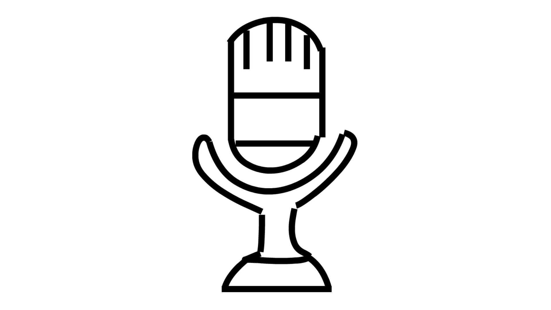 Microphone Mic Animation Illustration Hand Stock Motion Graphics SBV310683679 Storyblocks