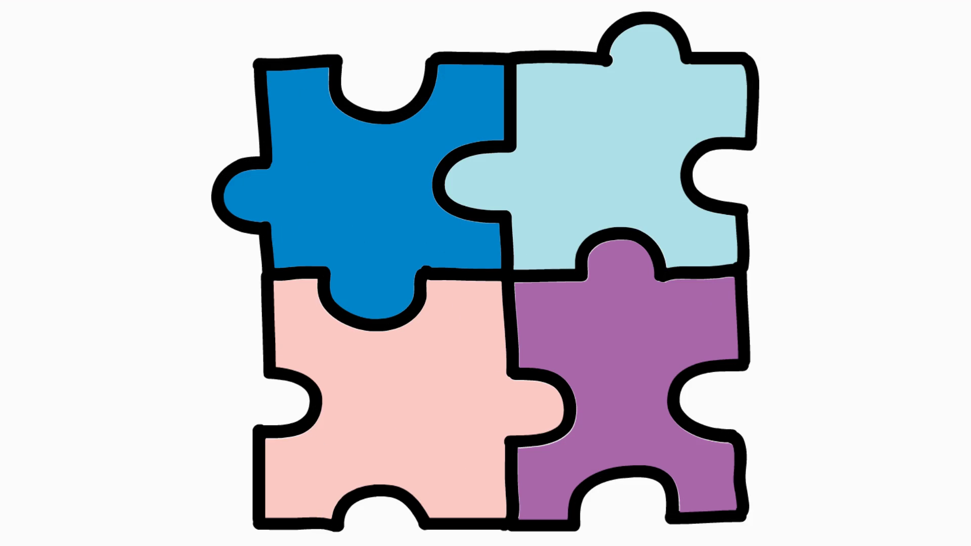 puzzle animation with transparent background Motion Background