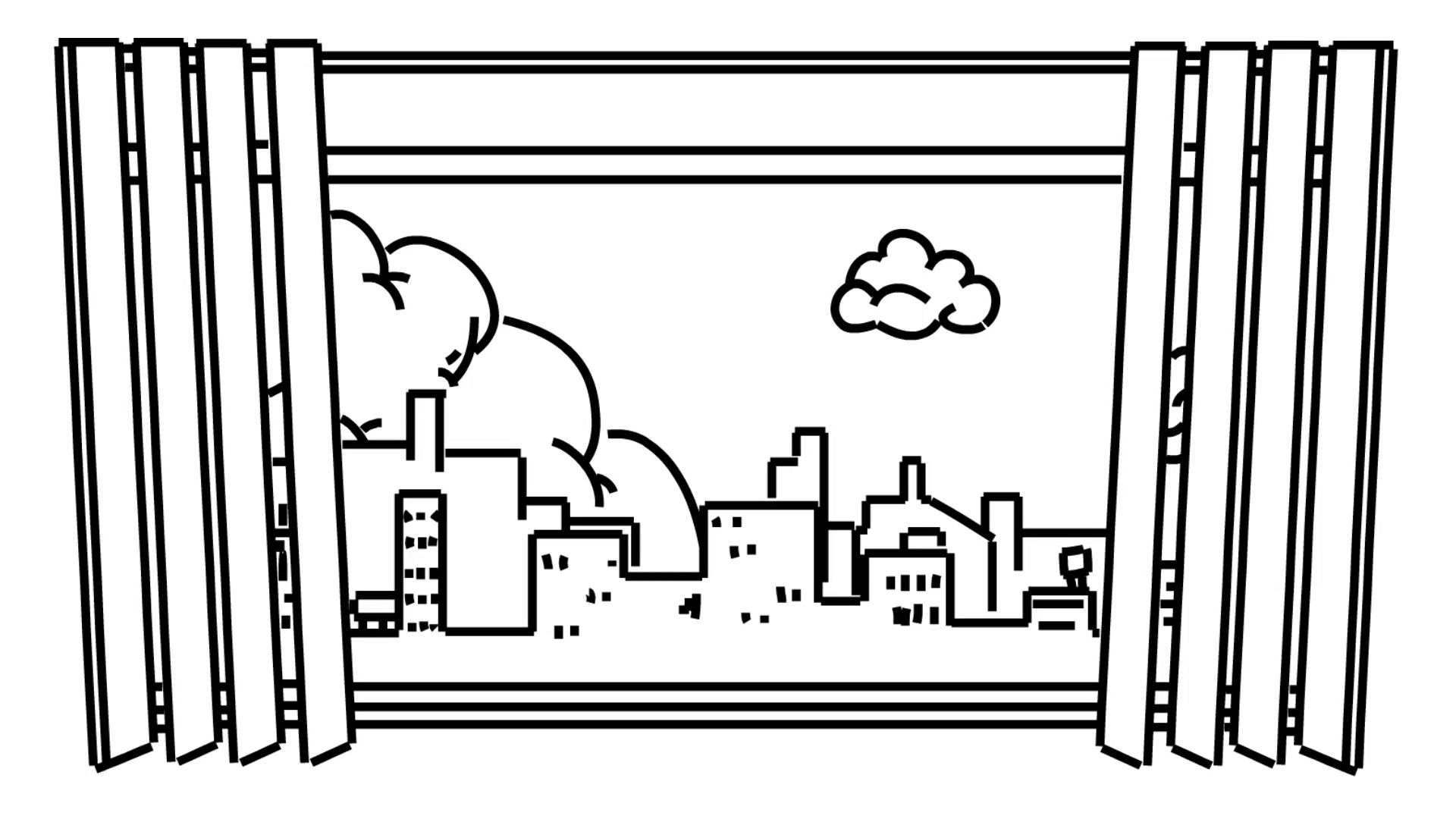 Window Line Drawing Illustration Animation Stock Motion Graphics SBV ...