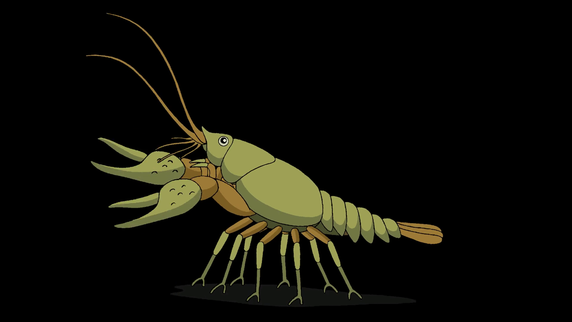 Crayfish 4k Alpha Matte Animation Stock Motion Graphics SBV-348793453 ...