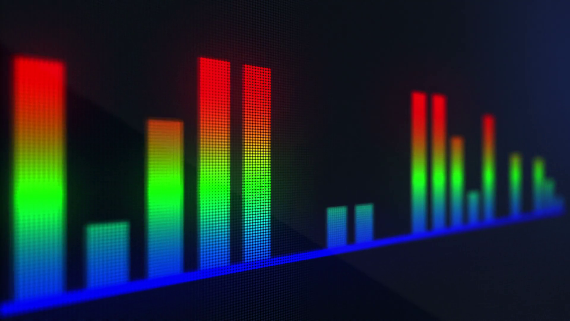 Red Green Blue Audio Bars Rgb Volume Bars Stock Motion Graphics SBV