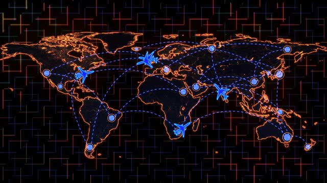 Asia Map | Colors motion backgrounds - Storyblocks