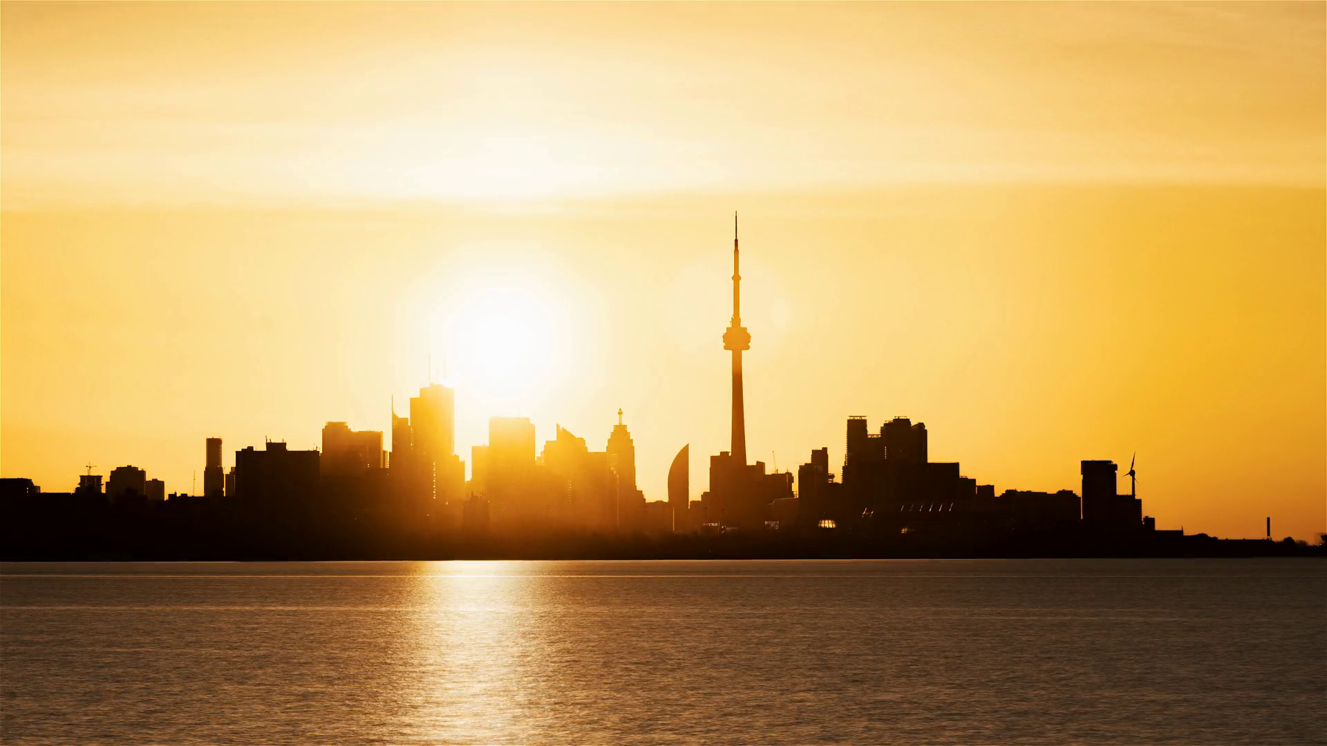 4K Timelapse Sequence of Toronto, Canada - The Skyline of Toronto at