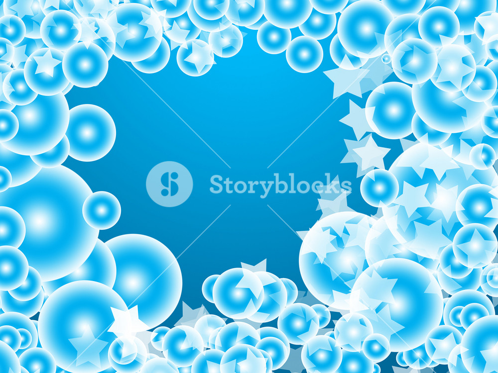 Abstract Blue Bubble Background RoyaltyFree Stock Image Storyblocks