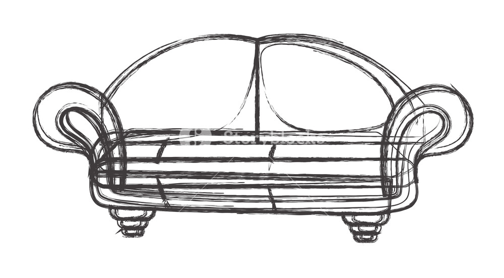 Abstract Sofa Drawing RoyaltyFree Stock Image Storyblocks