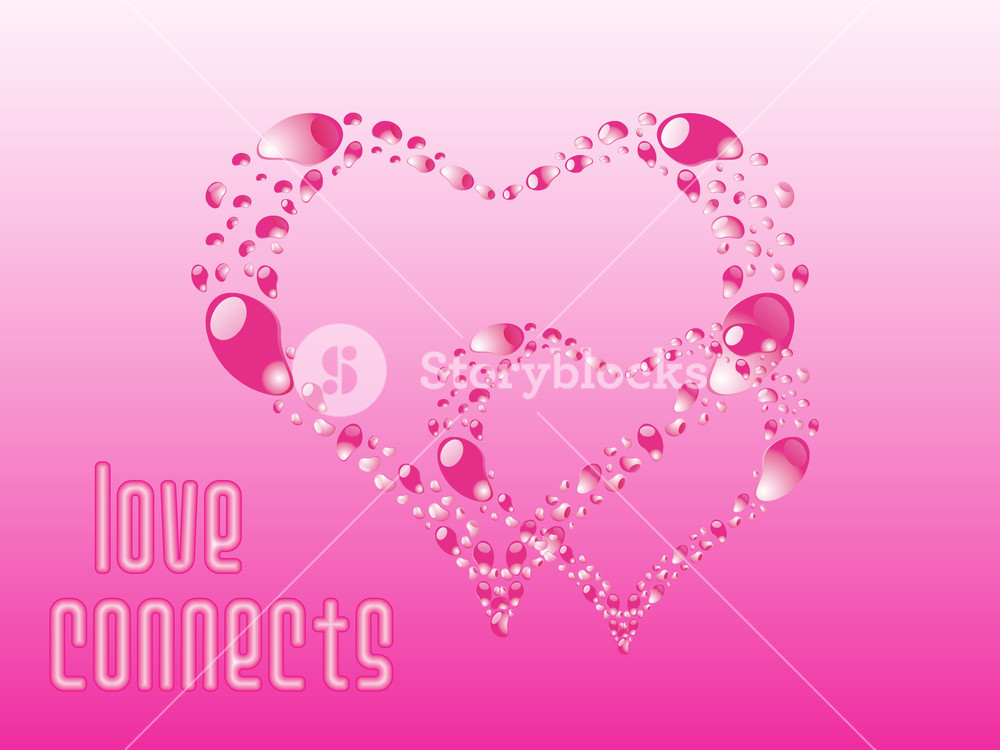 Beautiful Pink Heart Shape Ornament Royalty Free Stock Image Storyblocks