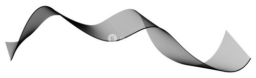 Black Wave Line Vector