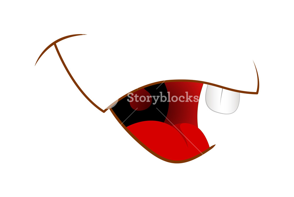 Cheerful Cartoon Laugh Vector Royalty Free Stock Image Storyblocks
