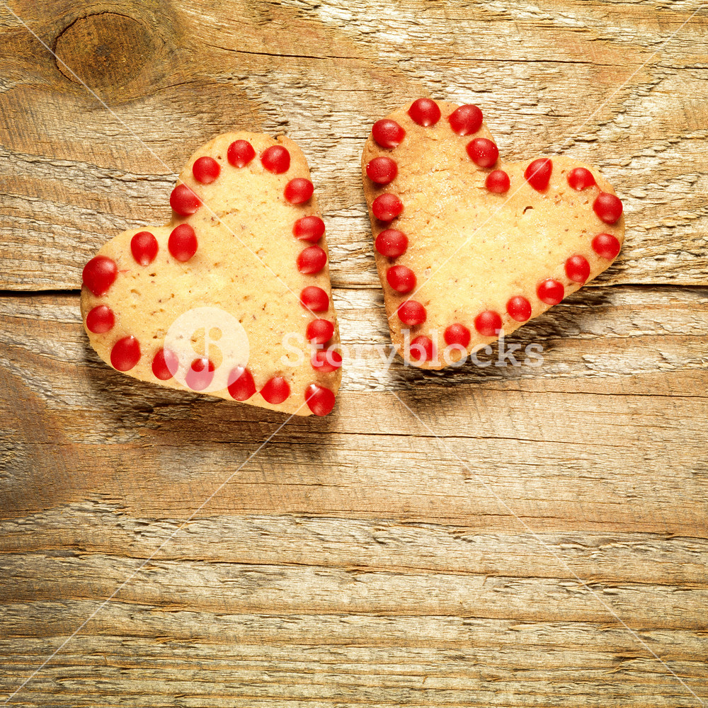 Gingerbread cookies on wooden background RoyaltyFree Stock Image Storyblocks