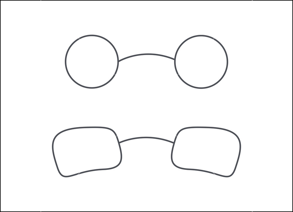 Eyewear Specs Frames Vectors RoyaltyFree Stock Image Storyblocks