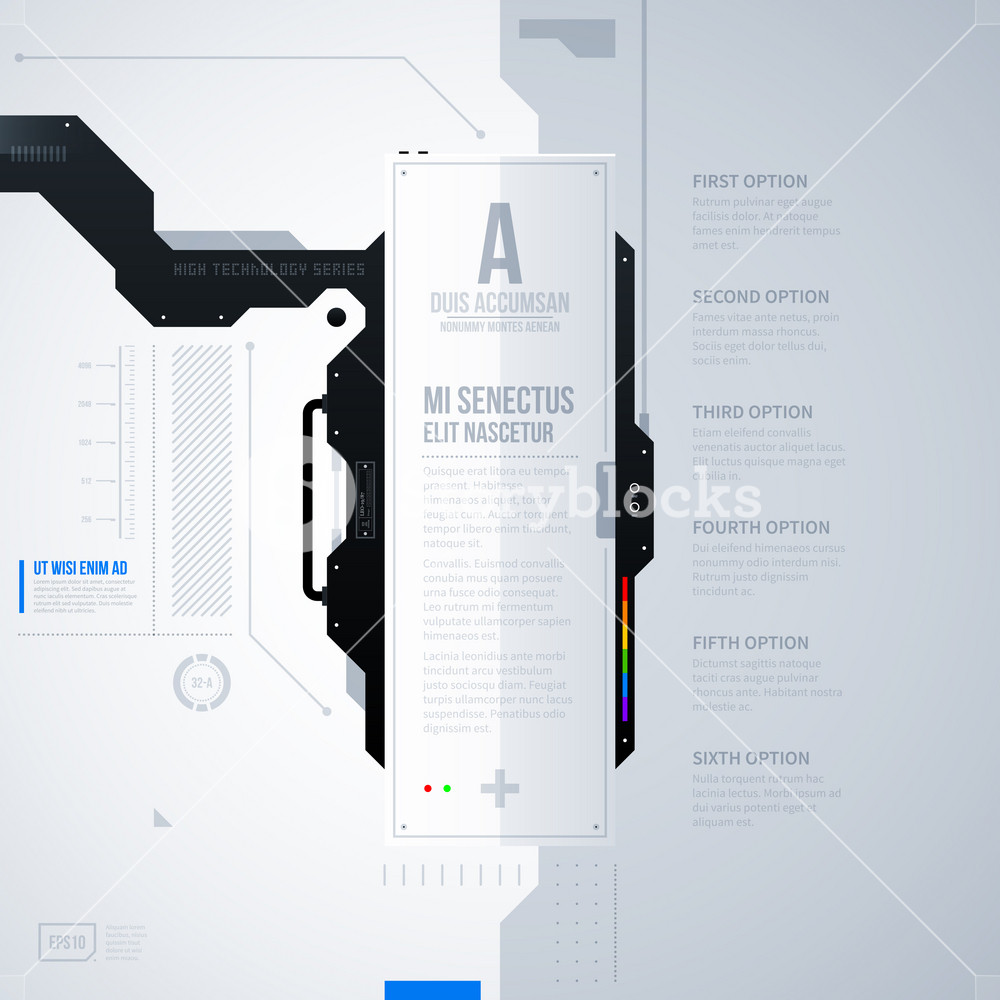 Hi-tech Vector Template. Eps10