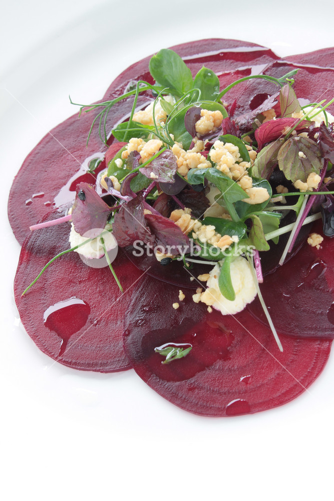 Cooked Beetrood Salad Appetizer Starter