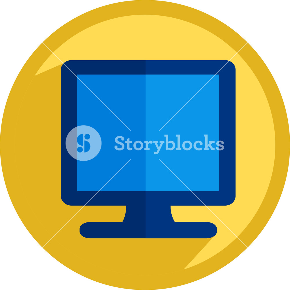 Monitor Shape RoyaltyFree Stock Image Storyblocks
