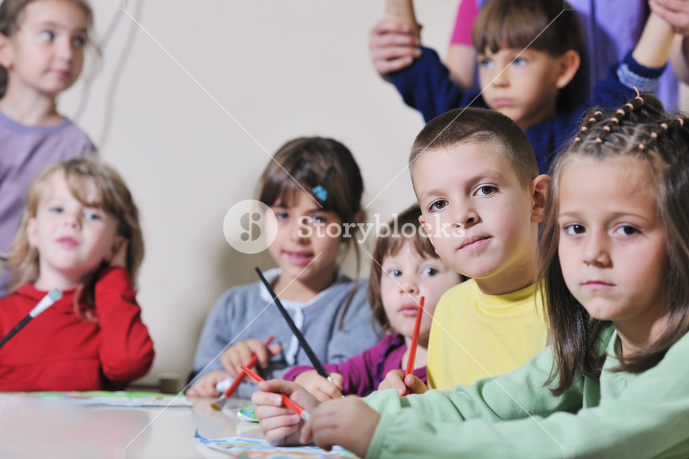 Preschool kids Royalty-Free Stock Image - Storyblocks