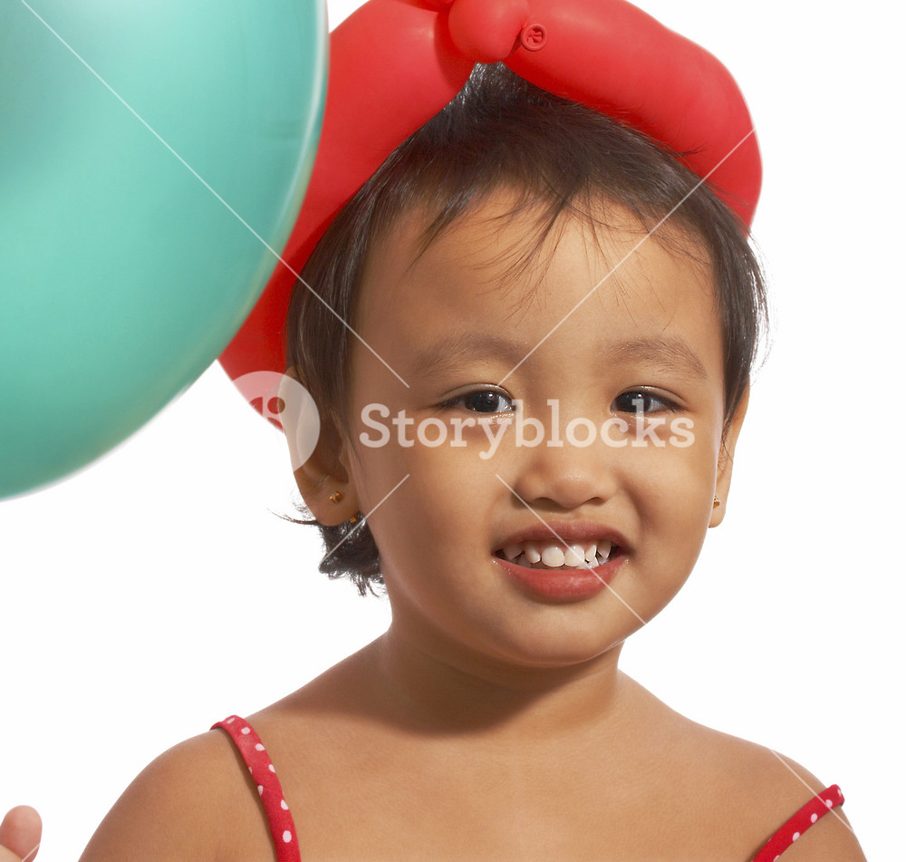 Small Kid Celebrating Her Birthday