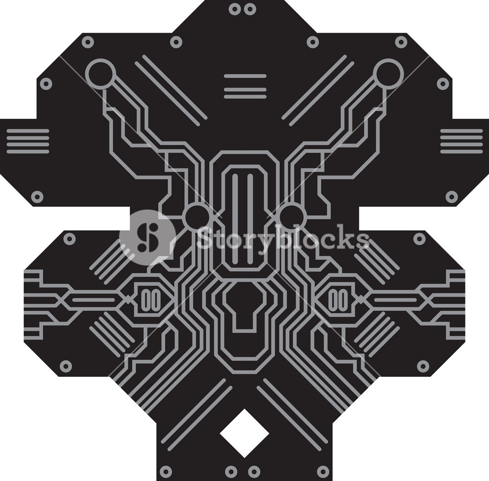 Tech Vector Element Royalty-Free Stock Image - Storyblocks