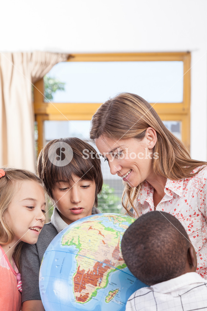 The geography class RoyaltyFree Stock Image Storyblocks