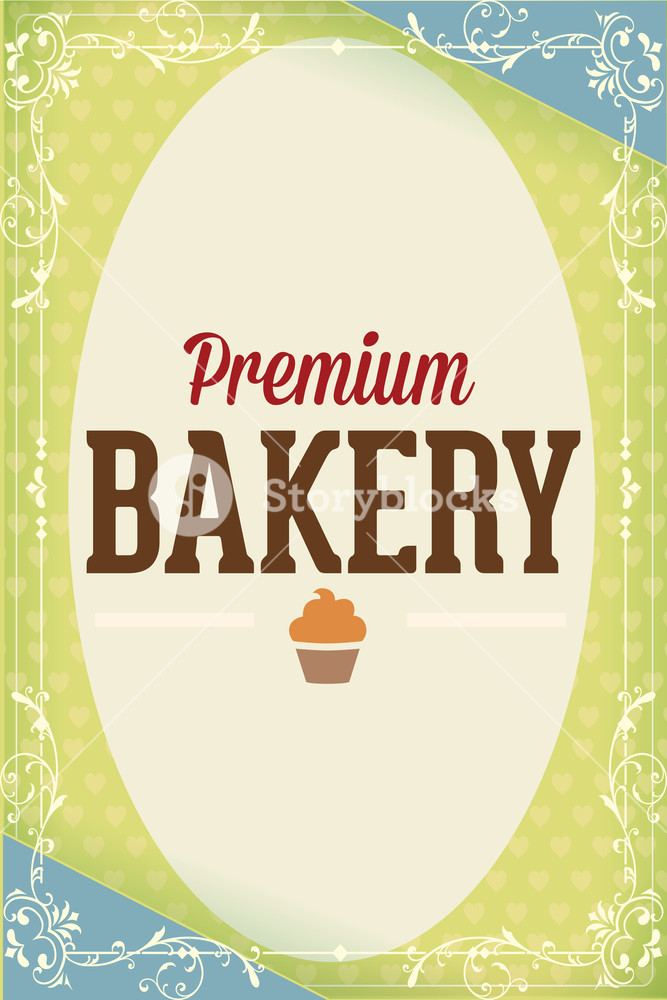 Vector Illustration With Label And Decorations (editable Text) Royalty